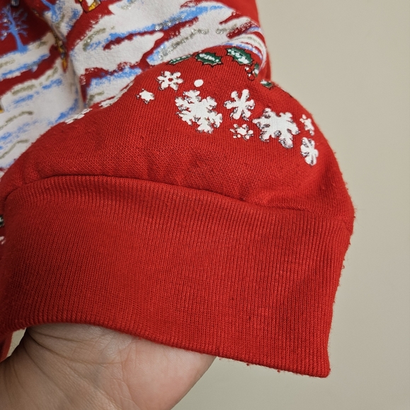 VTG Nutcracker S Christmas Winter Wonderland Holiday Sweater - Picture 6 of 6